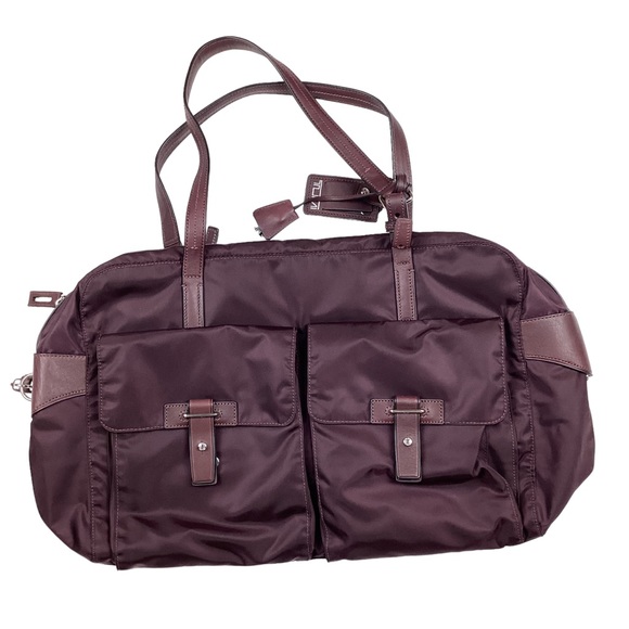 Tumi Bags Tumi Nylonleather Travel Bag Overnight Poshmark